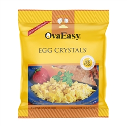 OvaEasy Whole Egg Dried Crystals Case of 12 - 4.5 oz Bags