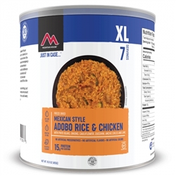 Mountain House Mexican Style Adobo Rice with Chicken #10 Can Case of 6