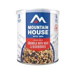 Mountain House: Granola with Milk & Blueberries #10 Can