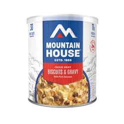 Mountain House: Biscuits & Gravy - #10 Can - Case of 6