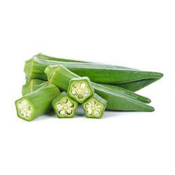Okra 1/2": FREEZE-DRIED BULK