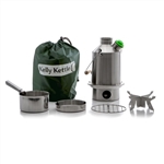 Kelly Kettle MEDIUM STAINLESS STEEL - Complete Kit