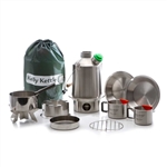 Kelly Kettle SCOUT MEDIUM STAINLESS STEEL - Ultimate Kit
