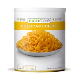 Cheddar Cheese: Freeze-Dried Case of 6