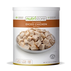 Chicken Diced: Freeze-Dried Case of 6