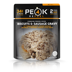 Peak Refuel Biscuits & Sausage Gravy