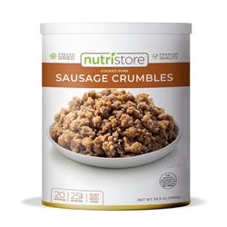 Sausage Crumbles: Freeze-Dried Case of 6