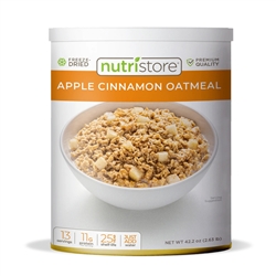 Apple Cinnamon Oatmeal: Freeze-Dried Case of 6