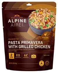 Pasta Primavera with Grilled Chicken