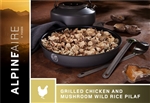 Grilled Chicken & Mushroom Wild Rice Pilaf