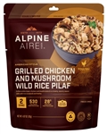 Grilled Chicken & Mushroom Wild Rice Pilaf