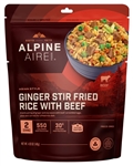 Ginger Stir Fried Rice with Beef