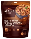 Rustic Three Cheese Sausage Lasagna