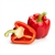 Red Bell Pepper 3/8" Diced: FREEZE-DRIED BULK