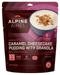 Caramel Cheesecake Pudding with Granola