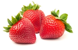 Strawberry, 3/8" Diced: FREEZE-DRIED BULK - ORGANIC
