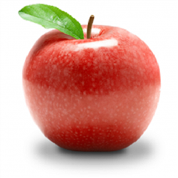 Apple, Fuji Sliced w/ peel: FREEZE-DRIED BULK