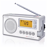 CCRadio SOLAR Digital AM, FM, Weather + Alert Wind-up Solar