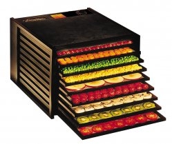 Excalibur 3926TB, 9 Tray Food Dehydrator with Timer, Black