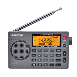 CC Skywave SSB2 AM/FM, Shortwave, Weather, Aviation and SSB Bands Portable Travel Radio